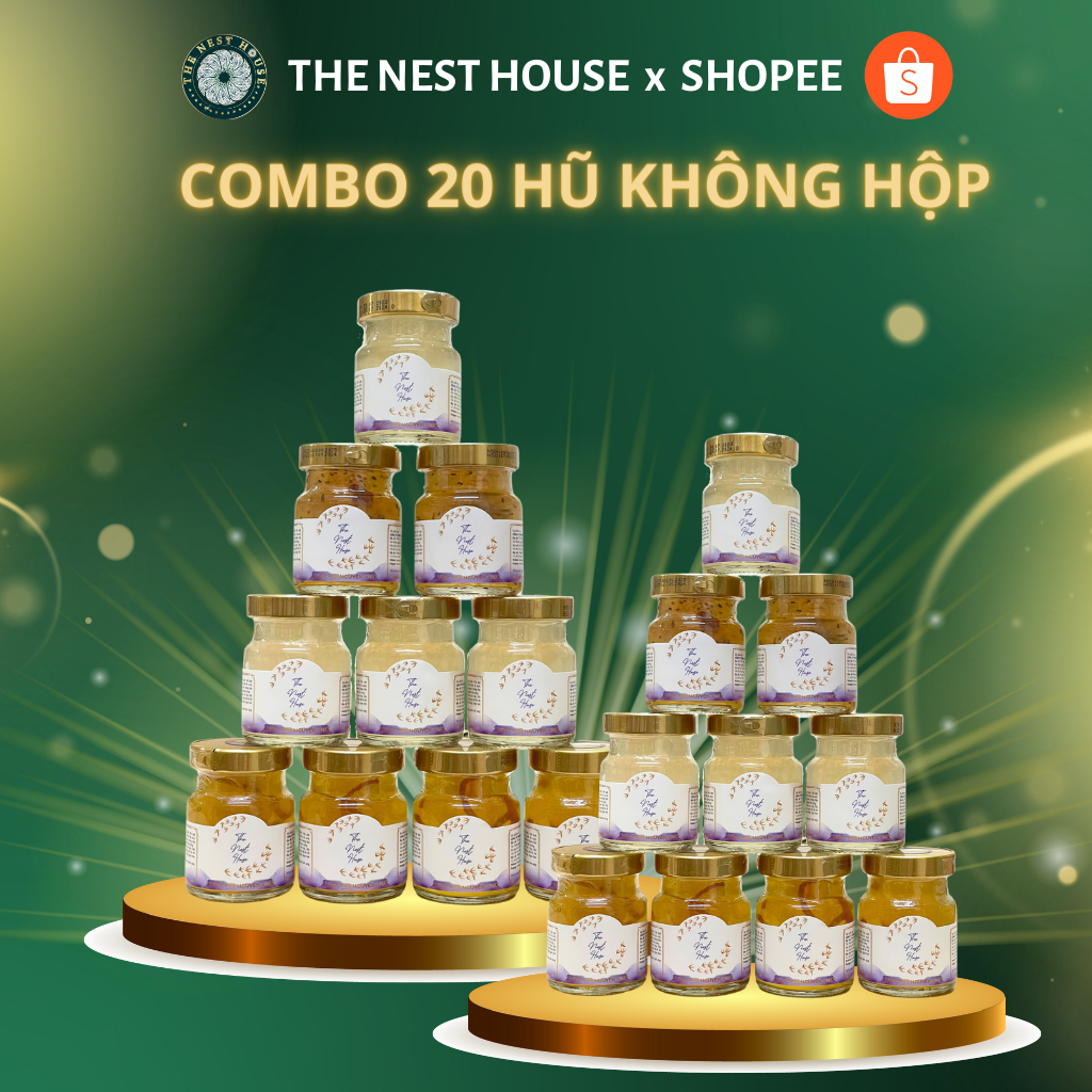 Set 20 hũ yến chưng sẵn