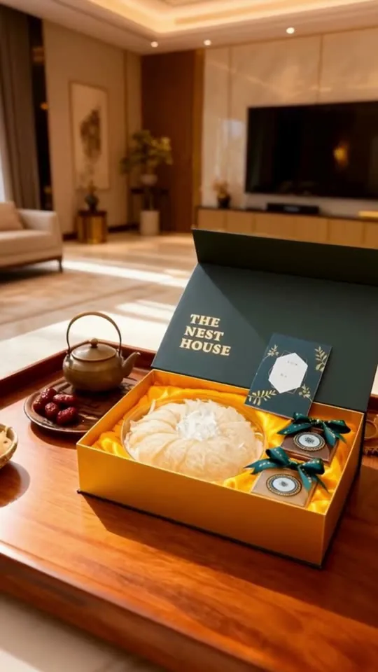 Set quà yến sào 100g sợi dài: quà đẹp và ý nghĩa — video The Nest House