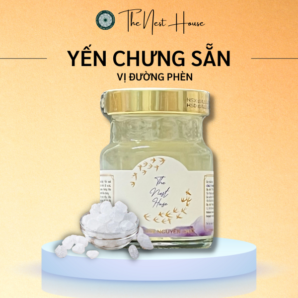 Nước yến sào đúng nghĩa — yến chưng đường phèn có sợi yến thật The Nest House